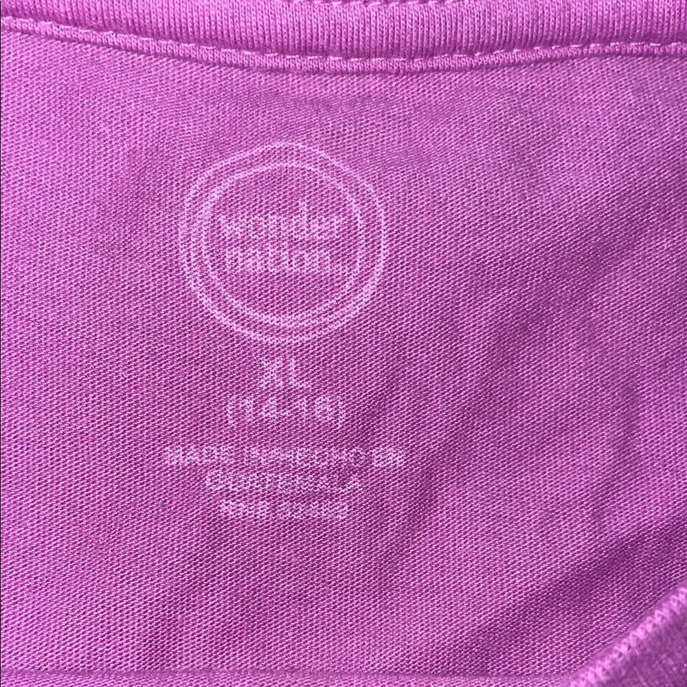 Wonder Nation Purple Long Sleeve Tee - Picture 3 of 3